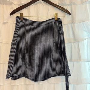 American eagle tie wrap mini skirt